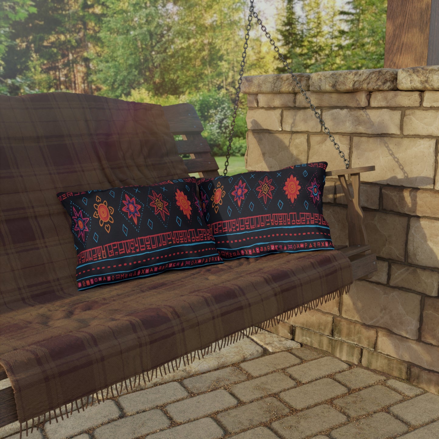 Starry Thread, Outdoor Pillows