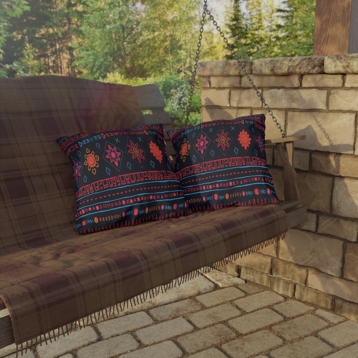 Starry Thread, Outdoor Pillows