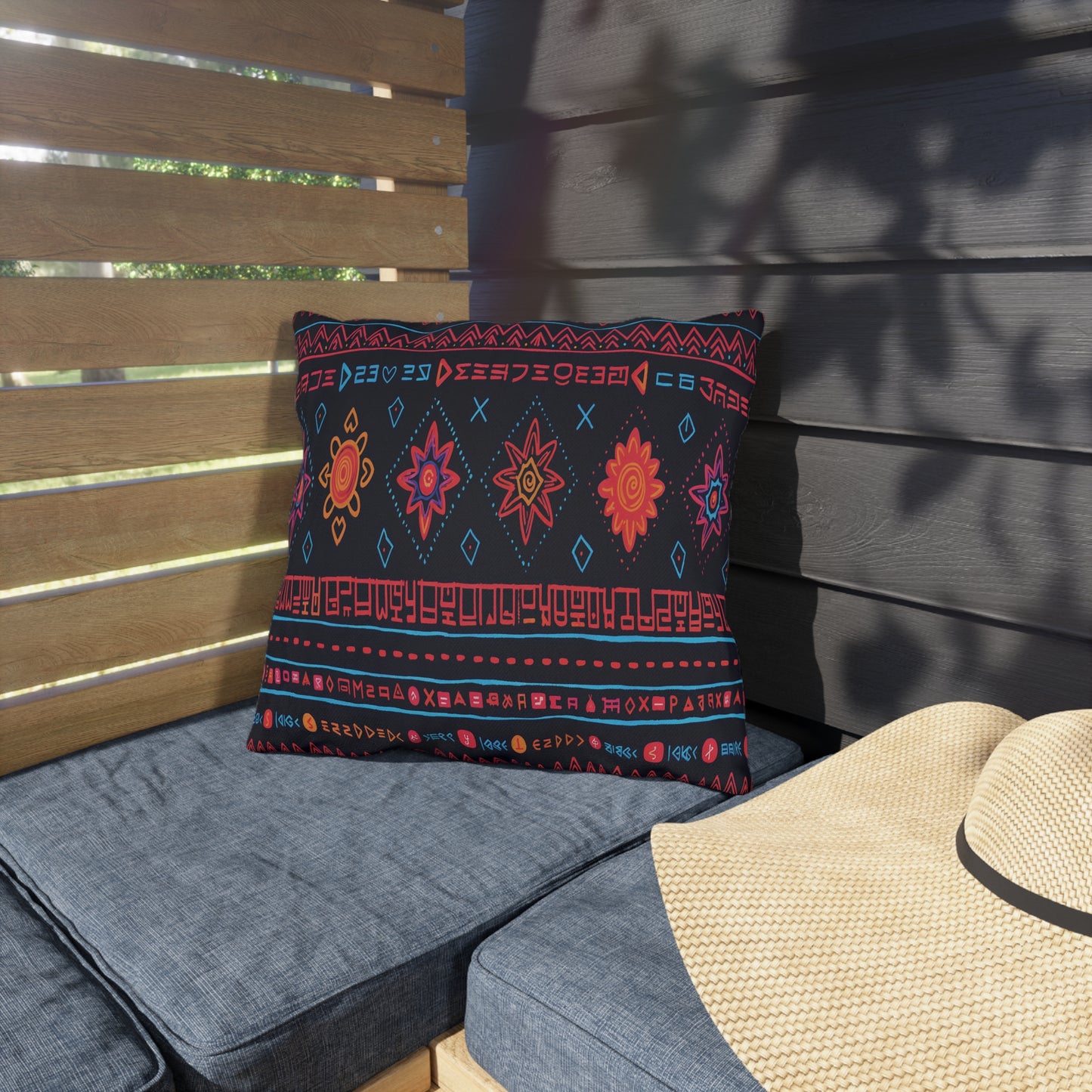 Starry Thread, Outdoor Pillows