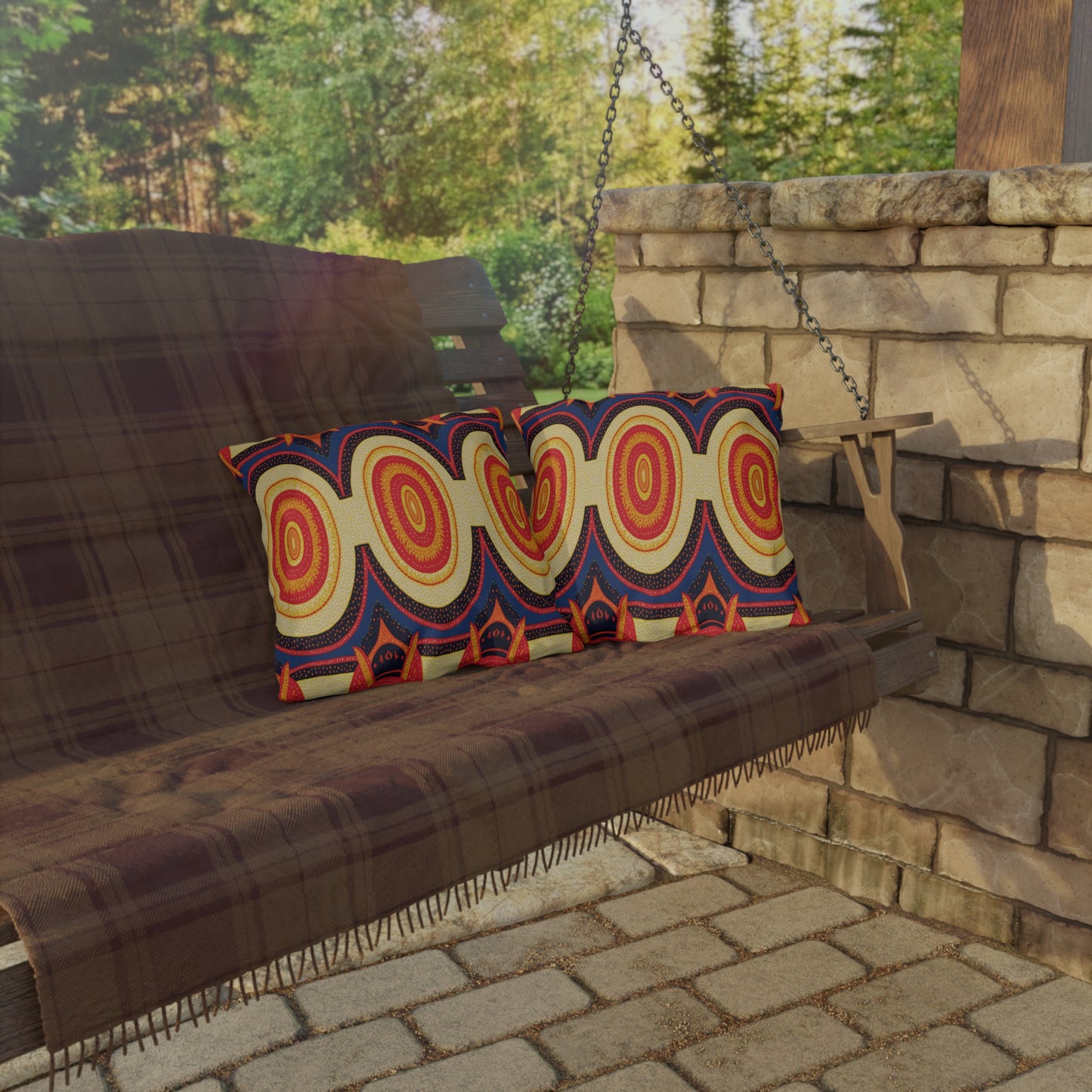 Radiant Rush, Outdoor Pillows