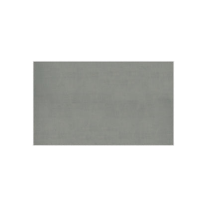A rectangular, muted green-gray panel is centered on a plain white background. Its smooth texture and subtle, fabric-like appearance evoke weather-resistant polyester chenille, with soft, even coloring and no visible patterns or distinct features.