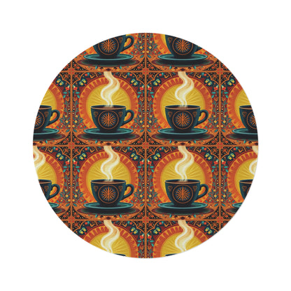 Warm Spice,  Round Rug
