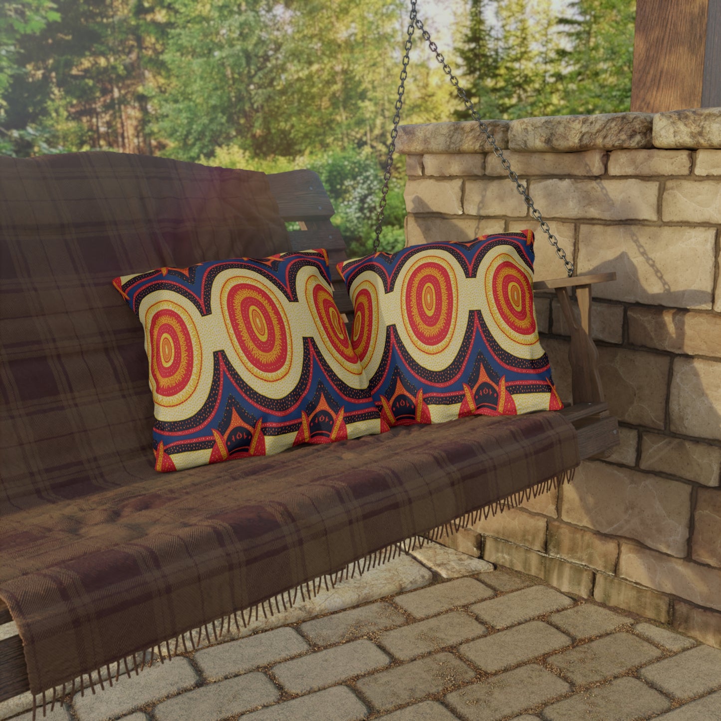 Radiant Rush, Outdoor Pillows