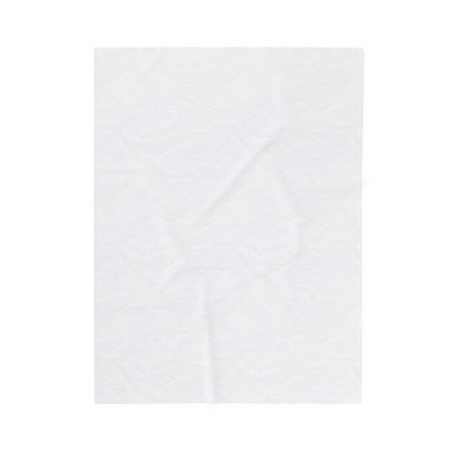 A single sheet of plain white paper towel lies flat against a white background. The towel has subtle embossed patterns, giving it texture—much like the details on an African-inspired blanket—while its clean, minimal look remains untouched.