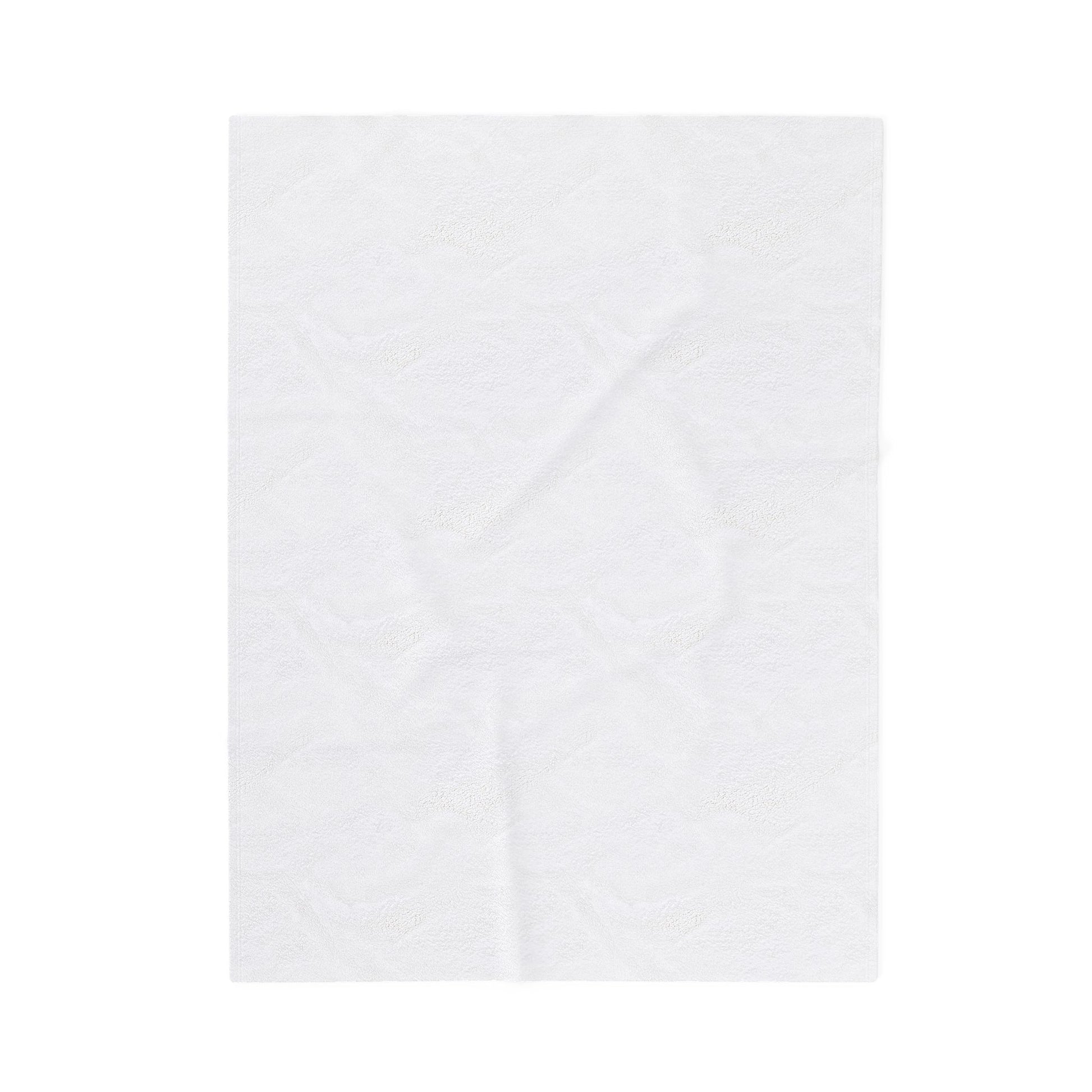 A single sheet of plain white paper towel lies flat against a white background. The towel has subtle embossed patterns, giving it texture—much like the details on an African-inspired blanket—while its clean, minimal look remains untouched.