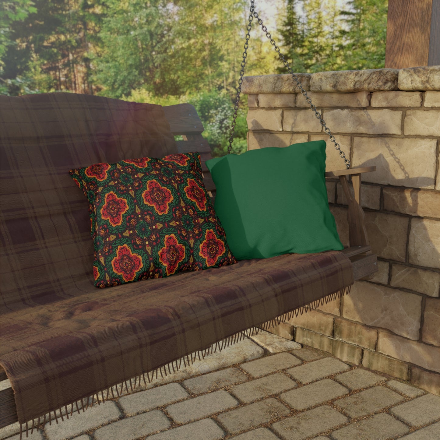 Radiant Garden, Outdoor Pillows